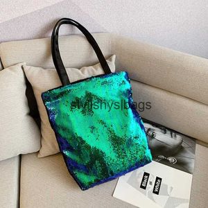 Borse a tracolla Borse Paillettes bifacciali che cambiano colore Soulder Fasion Borsa da viaggio di grande capacità da donna casual e borsestylishyslbags