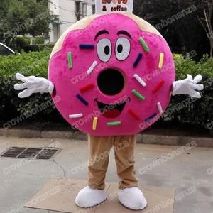 Performance Donut Mascot Costumes Halloween Cartoon Character Outfit Suit Xmas Outdoor Party Outfit unisex PREMOTIONAL REDLÄGGREDSER