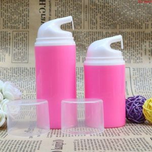 Rose Red 50ml 80ml Airless Vacuum Pump Lotion Bottles Empty Cosmetic Containers Make up DTY Tools 100pcs/lot DHL Free Shippinggoods Gmdun