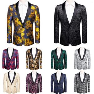 Ternos masculinos Hi-Tie Shawl Collar Mens Terno Smoking Blazers Casaco Casaco Noivo Vestido para Casamento Banquete Bola Prom Verde Azul Preto Bege Vermelho