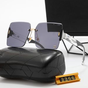 Damen-Designer-Sonnenbrille, luxuriöse randlose Sonnenbrille, Sonnenschutz, Verlaufsglas, Anti-starkes Licht, Sonnenbrille, Outdoor, Freizeit, Fotografie