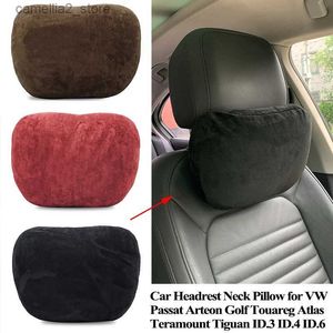 وسائد مقعد لـ VW Passat Touareg Golf Car Car Carrest Deal Neck Pillow for Volkswagen Atlas Teramont Arteon ID3 ID4 exions accessories Q231018