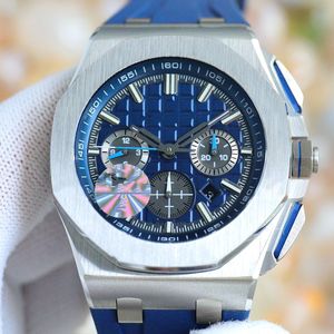 Mans Watch 3126 Automatic Mechanical Movement Watches 44mm Luminous Imported Sapphire Rubber Strap Wristwatch Original Ceramic Watch Ring