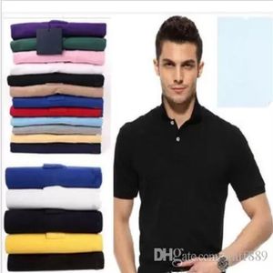 CWS Mens Designer Polos Brand small horse Crocodile Embroidery clothing men fabric letter polo t-shirt collar casual t-shirt tee s210a