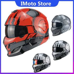 Cycling Helmets Full Face Motorcycle Helmet Capacete Personalized Combination Helmet Latest Modular Retro Point Capacete Motorcycle Half Helmet x1018