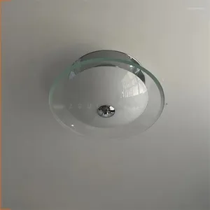 Tavan Işıkları Cam Estetik Lamba Metal Antika Oval Tasarım Minimalist Vintage Endüstriyel İtalyan Lampada Dekor Odası