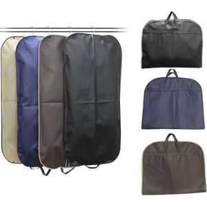 Dust Cover Clothing Non Woven Home Moisture Proof Wardrobe Hanging Clothes Storage Bag Suit Dress 231018