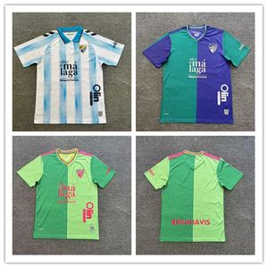 23 24 Malaga voetbalshirts 2023 2024 MALAGUISTA JCASTRO ONTIVEROS JUANPI Maillots De Foot Shirt SANTOS ADRIAN Heren voetbalshirts uniformen