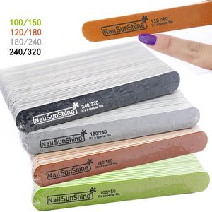 Nail Files 510Pcs File Wood Thick Sandpaper Manicure Sanding Nails Buffer Polishing Professionel Polish Art Tools 231017