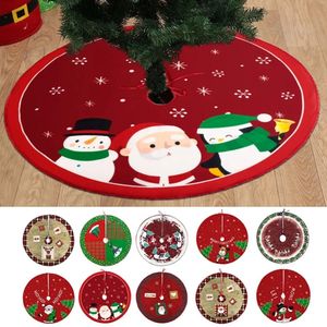 Christmas Decorations 62CM Cartoon Tree Skirt Crafts Surround Base Set Merry for Home Xmas Ornaments Navidad 231018