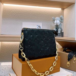 Бренд-дизайнер CUSSIN Большая сумка Модные сумки с золотой цепочкой Кожаная сумка через плечо Классическая женская роскошная вечерняя сумка 231018