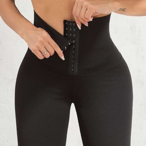 Lu Lu Yoga Macacão Conjuntos Mulher Ginásio Esportes Emagrecimento Corpo Shaper Cintura Trainer Ginásio Conjuntos de Fitness Alta Wsaist Butt Lift Pant Leggings para mulheres Lemonnn