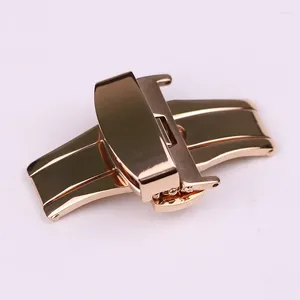 Watch Bands XIANERSHANG Luxury Accessories Belt Buckle 316L Stainless Steel Butterfly 14MM 16MM 18MM 20MM Clasp For Top Watches