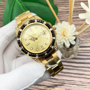 Diamond Watch Mens Watches Automatisk mekanisk rörelse Rostfritt stål 40mm Montre de Luxe Fashion Men armbandsur Waterproof Classic Xlls0201