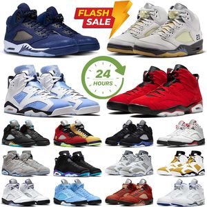 Scarpe da basket da uomo Midnight Navy 5s 6s UNC 5 6 Aqua Toro Bravo Cool Grey Racer Blue Photon Dust allenatore da uomo