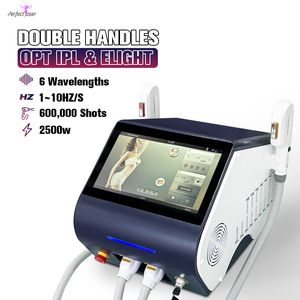 Máquina de remoção de pêlos OPT IPL da máquina Elight com sistema de resfriamento Dispositivo indolor para perda de cabelo Uso em salão de beleza IPL Lida Filtros Lâmpadas Laser OPT Handpiece Perda de cabelo