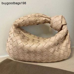 BottegassVenetas Jodie Handbags s Horn Womens Cow Cloud Leather Woven Underarm Bag Advanced Sense Hand Handbag Wan Gbd Have Logo Lnnk