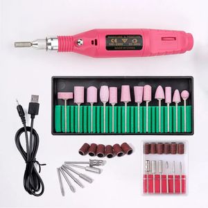 Nail Manicure Set High Quality Drill Machine Electric Sander Gel Polish Remover Tools Driller Accessories 231017