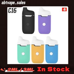 Original Imini C16 2ML 3ML Vape Tank Disposable E Cigarette 280mAh Rechargeable Vape Device New Fashion Design Vapor Empty Oil Vape Tank Shenzhen Sigarettes in Stock