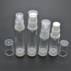 30pcs/lot AS Empty Lotion Cream Emulsion Sample Plastic Airless Bottle 10ml Cosmetic Packaging Container for Travel SPB85 Akoan Rdcxn