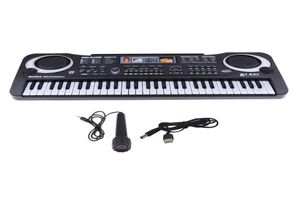 61 teclas de música digital teclado eletrônico placa chave piano elétrico crianças presente escola ensino música kit2588656