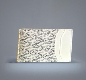 Korthållare Kvinnor Män Bag Clutch Goyaa Dogtooth Högsta kvalitet Verklig läderplånbok Myntväskan inuti Slot Pocket 104CM7427787077