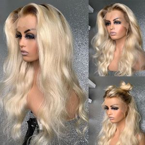 Syntetisk peruk 26 tum ombre färg Pelucas simulering Human hår cosplay peruker för vita svarta kvinnor perruques de cheveux humains