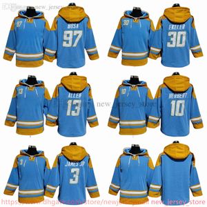 DIY Designer Khalil Mack Hoodie Mens Kids Woman Justin Herbert Derwin James Jr Winter Plush Sweater Hooded Ins Fashion Youth Students Spring and Autumn Team Hoodie