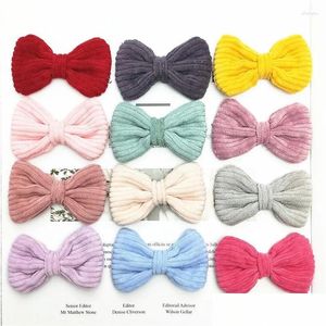 Acessórios para cabelos Acessórios para cabelo 10pcs moda pano arte sólida cor bow the -toutd uns roupas de touchdress