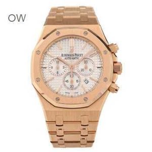 Audpi Royal Large Dial Oak Watch Mens Quartz Movement Watch 다기능 손목 시계 26320OROO1220OR02 EPIC SERIES PRECISION Steel Automatic Mechanical I6 WNTC6