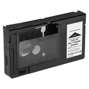 Amplifiers VHS C Cassette Adapter For SVHS Camcorders RCA Motorized VHS Not 8Mm Minidv Hi8 Black 231018