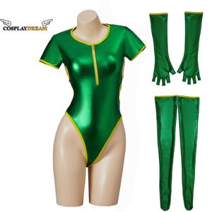 CosplayGame Killer Instinct Cosplay Black Orchid Costume Orchid Green Bodysuit Handskar Socking Set For Adult Women Halloween Party Suitcosplaycosplay