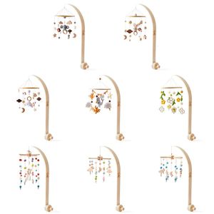 Mobiles Crib Mobile Bed Bell Bracket Assembly Rattle Set born Music Box Hanging Toy Baby Toys Gifts 231017