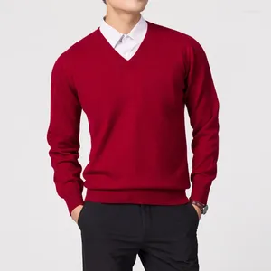 Men's Sweaters V-neck Pullovers Casmere Knittin Ot Sale Sprin Women Wool Knitwear I Quality Jumpers Clotes