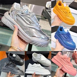 Italien odissea sneakers designer casual skor tjocka grekiska sulor trippel svart vit flerfärg 100% nötkreatur läder män tränare med låda