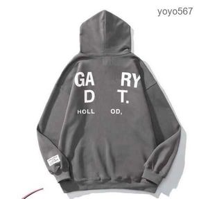 Sweatshirts Galery Departman Tasarımcı Galerileri Hoody Alfabe Baskı Modaya Trendi Temel Tasarlama Moda Gevşek Kısa Tişört Yarım Kollu Tees Yüksek Kaliteli Kapüşonlu P52S