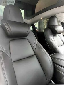 テスラモデルのシートクッションx Sネックピローヘッドレスト枕自動車シートネックレストオートシートヘッドサポート枕モデルYアクセサリーQ231018