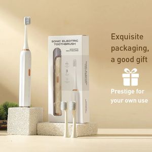 Toothbrush The Electric toothbrush adult rechargeable automatic sonic fine soft hair portable household men and women 231017