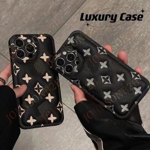 Lindas capas de telefone para iPhone 15 14 13 Pro Max Luxury LU Bolsa oficial de couro de alta qualidade 18 17 16 15pro 14pro 13pro 12pro 11pro 12 11 Plus com caixa de logotipo Homem Mulher