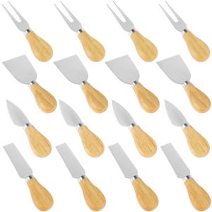 Bathroom Shelves 16Pcs Cheese Spreader Set Stainless Steel Butter Cutter Slicer Portable Cutting Spatula Kitchen Tool for Cream 231018