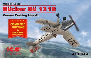 航空機MODLE ICM32031 ICM 1/32飛行機BCKER B 131Bドイツトレーニング航空機スケールモデルキット231017