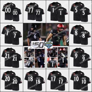 2023 Anpassad XS-6XL NCAA Cincinnati Bearcats Football Jersey 1 Ahmad Sauce 5 Emory Jones 21 Corey Kiner 8 Xzavier Henderson 3 Deshawn Pace 12 Justin Harris