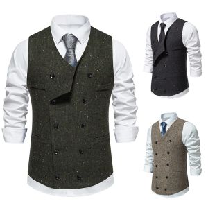 VEST MEN JAKETER NYA BRUKSMAN BUSINESS PARTY STEVELÄS Vintage Waistcoat Suit Vest Slim Fit