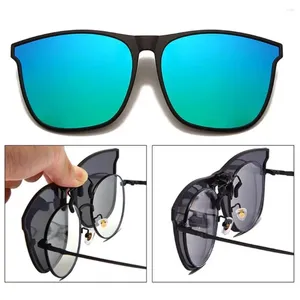 Sonnenbrille Polarisierte Clip Auf Männer Pochromic Auto Fahrer Brille Nachtsicht Gläser Anti Glare Vintage Quadratische Oculos