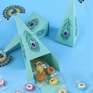 Julekorationer 20st Little Peacock Present Box Sweet Candy Birthday Party Kids Boxes Draign Design Wedding Favorsbox 27x17x2.5cm