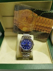 Com caixa original Relógio de luxo de alta qualidade 41mm Presidente Datejust 116334 Sapphire Glass Asia 904L Movimento Mecânico Automático Mens Relógios 51