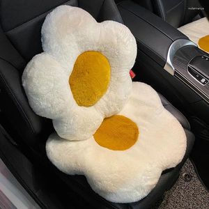 Car Seat Covers Cushion Pillow Increases Height Flower Shape Lumbar Support Lovely