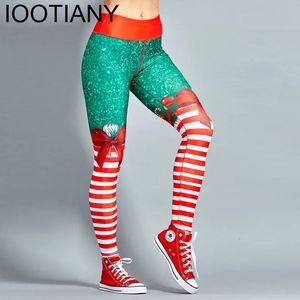 Womens Leggings Women Sexy Pants Christmas High Waist Skinny Legging Fitness Ladies Printed Workout Stretch Trousers 231018