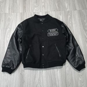 Black Cargo Jackets warstwa warstwy odzieży odzieży męskiej mody na wysokiej modzie