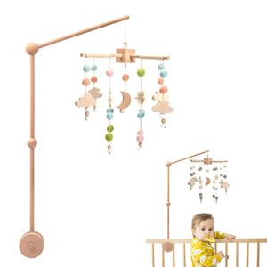 Mobiles Baby Rattles Crib Toy Holder Rotating Mobile Bed Bell Musical Box Projection 012 Months born Infant Gifts 231017